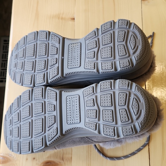 Skechers SLIP IN Easy Going Fall Adventures Ankle Boots Taupe Sz 8 - Picture 11 of 12